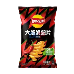 LAY'S BIG WAVE POTATO CHIPS PURE SPICY FLAVOR 40G WHOLESALE 40G - CHINA ORIGIN