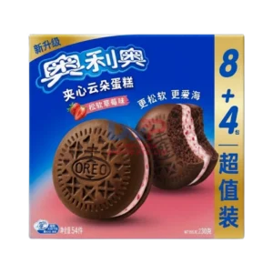 OREO AIRY CAKE STRAWBERRY 12PC 264G WHOLESALE 264G - CHINA ORIGIN