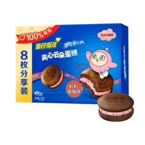OREO SANDWICH CLOUD CAKE GRANULES STRAWBERRY FLAVOR 8 PACK 176G WHOLESALE 176G - CHINA ORIGIN