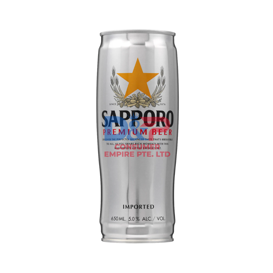 SAPPORO PREMIUM BEER 650ML WHOLESALE 650ML - VIETNAM ORIGIN