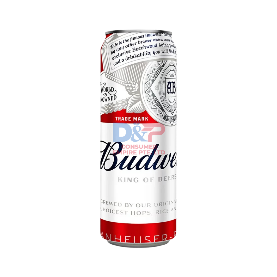 BUDWEISER BEER CAN 500ML WHOLESALE 500ML - VIETNAM ORIGIN