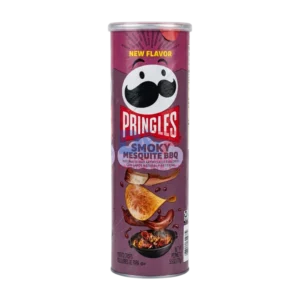 PRINGLES SMOKY MESQUITE BBQ POTATO CRISPS 155.5G WHOLESALE 155.5G - US ORIGIN