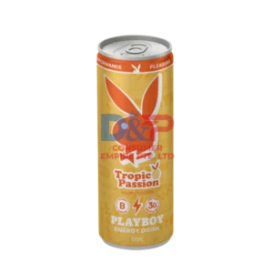 PLAYBOY ENERGY DRINK TROPIC PASSION FLAVOR 355ML WHOLESALE 355ML - US ORIGIN