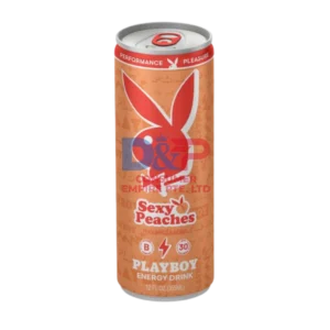 PLAYBOY ENERGY DRINK SEXY PEACHES FLAVOR 355ML WHOLESALE 355ML - US ORIGIN