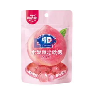AMOS 4D EXPLOSION PEACH JUICE GUMMY 1KG WHOLESALE 1KG - CHINA ORIGIN