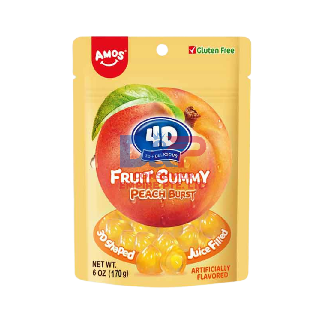 AMOS 4D JUICY BURST ORANGE GUMMY 1KG WHOLESALE 1KG - CHINA ORIGIN