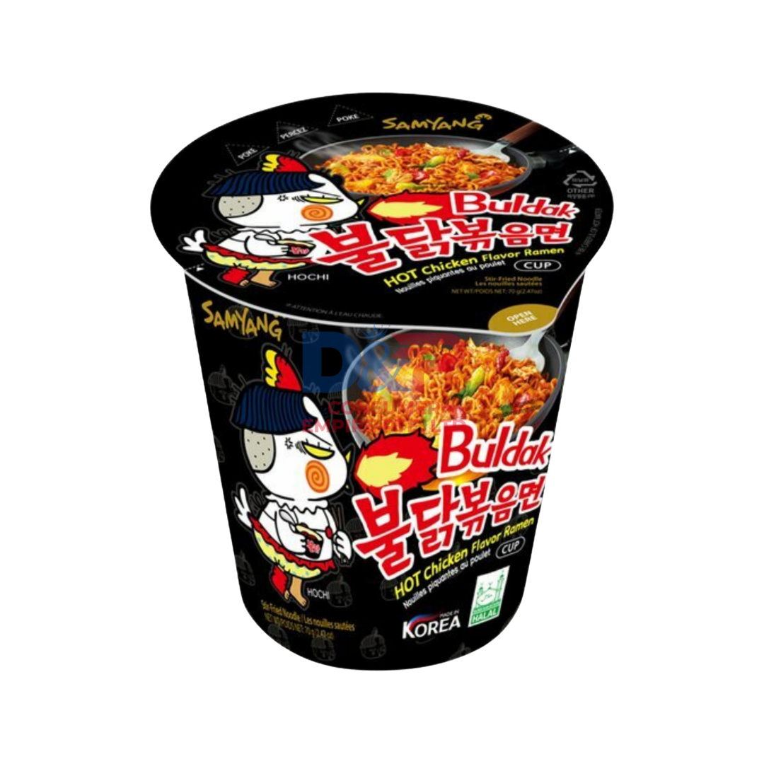 SAMYANG HOT CHICKEN CUP CHEESE 70G WHOLESALE 70G - MALAYSIA ORIGIN