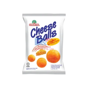 ORIENTAL ORIENTAL SNACKS CHEESE BALL 60G WHOLESALE 60G - MALAYSIA ORIGIN