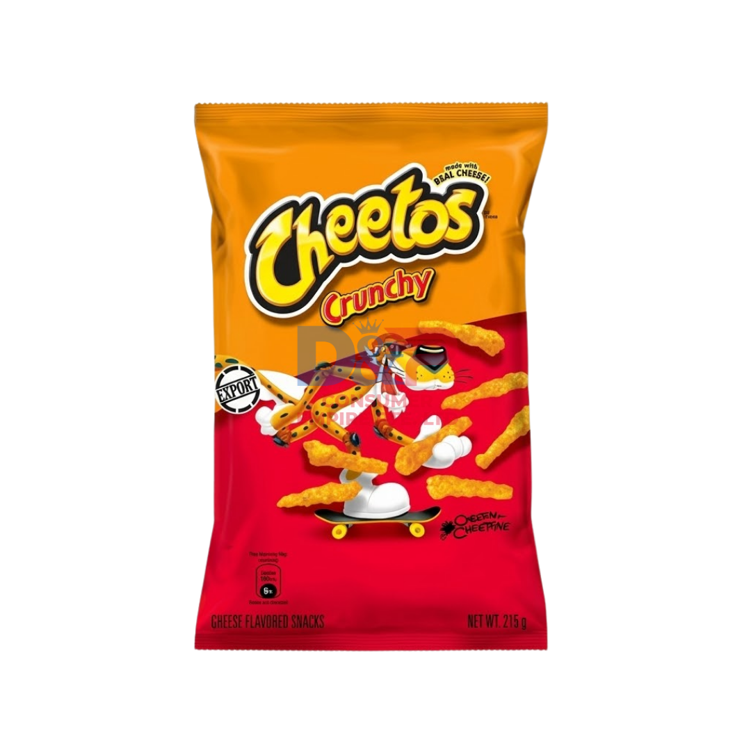 CHEETOS CRUNCHY CHEESE 215G WHOLESALE 215G - MALAYSIA ORIGIN