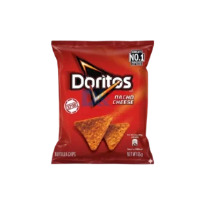 DORITOS TORTILLA CHIPS (MID PACK) - NACHO CHEESE 65G WHOLESALE 65G - MALAYSIA ORIGIN