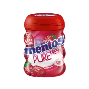 MENTOS MT GUM PURE FRESH STRAWBERRY 61.25G WHOLESALE 61.25G - VIETNAM ORIGIN