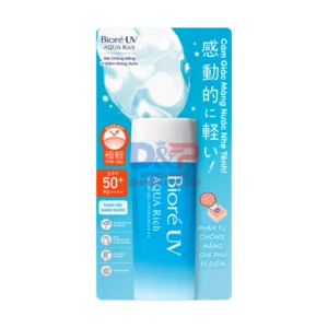 BIORE BIORÉ UV AQUA RICH GEL CHỐNG NẮNG VI ĐIỂM MÀNG NƯỚC 90ML SPF50+/PA++++ 90G WHOLESALE 90G - VIETNAM ORIGIN