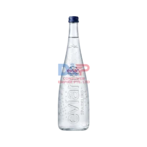 EVIAN 750ML SPARKLING GLASS 750ML WHOLESALE 750ML - POLAND ORIGIN