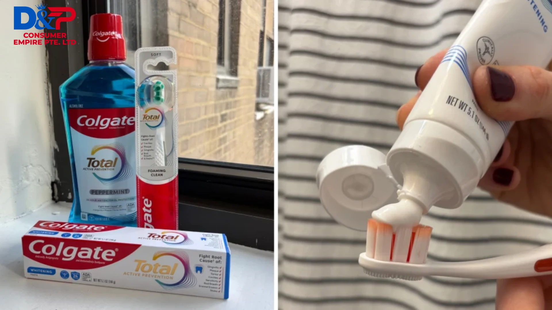 Global distribution network for Colgate oral care products managed by D-P Consumer