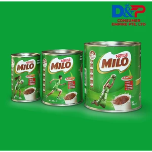 Bulk Milo Powder stored in large sacks in a D-P Consumer warehouse, ready for export